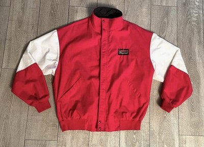 Vintage Lipton Original Tea Red and White Dunbrooke Jacket Men's Size XL