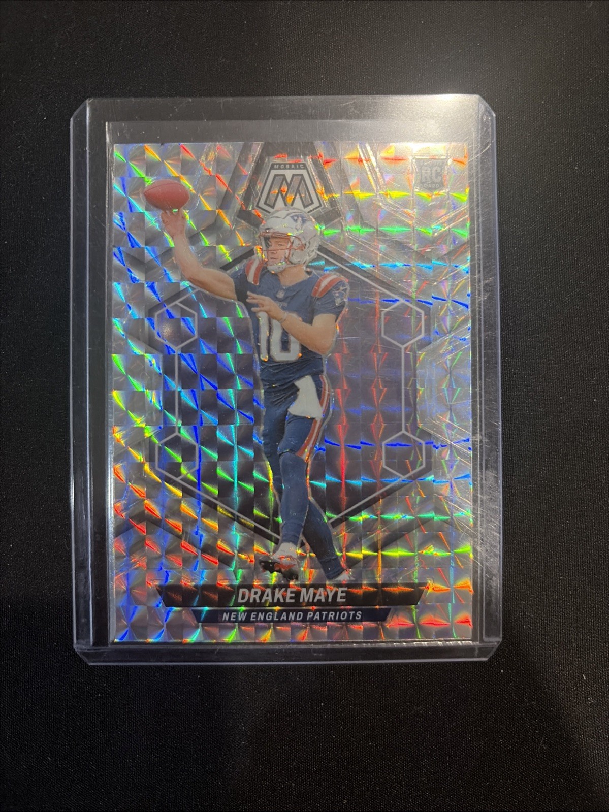 2024 Panini Mosaic - Rookies Drake Maye #303 Mosaic Prizm (RC)