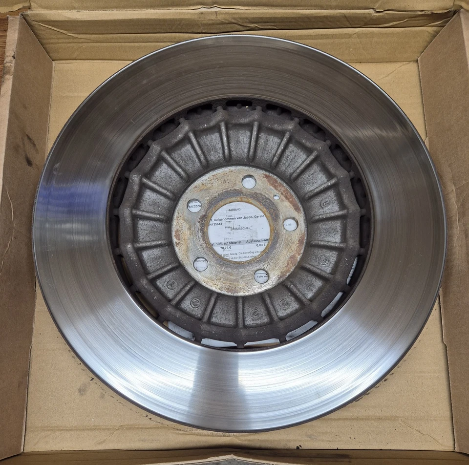 2x Original Bremsscheibe vorne für Audi A6 A7 A8 RS  4H0615301AL - Bild 2 von 4