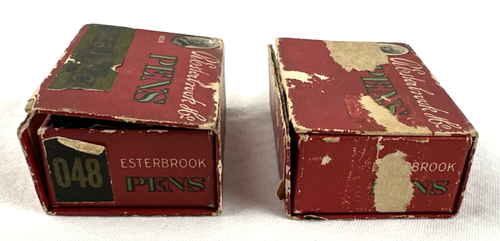Plumillas estilográficas Esterbrook vintage #048 Falcon, 2 cajas, ~200?, envío gratuito - Imagen 12 de 18