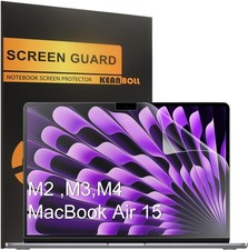 3-Pack Matte Anti-Fingerprint Screen Protector for Apple MacBook Air 15-inch