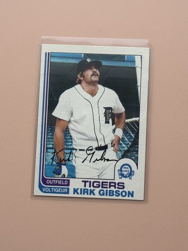 Kirk Gibson #105 1982 O Pee Chee card