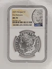 2025 Morgan Silver Dollar MS 70 NGC First Release : Perfect Grade