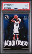 2024 PANINI DONRUSS MAGICIANS #7 JA MORANT PSA 9