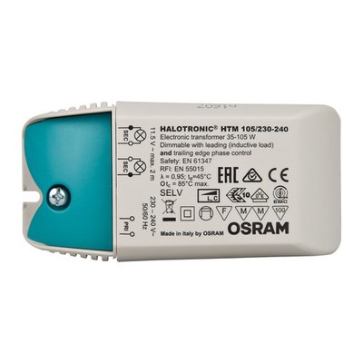 Osram Trafo Mouse HTM 105 Elektronischer Halogen Halotronic 35-105W 230-240V NEU