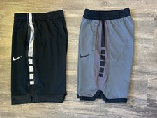 NIKE Shorts - Boys Size Large / X-Large - Black, White Gray - Nice