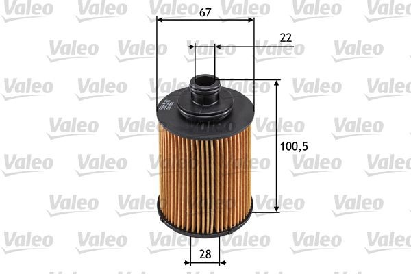 NEU - Valeo 586530 ÖLfilter FüR Alfa Romeo CitroËN Passend FüR Fiat Ford-image