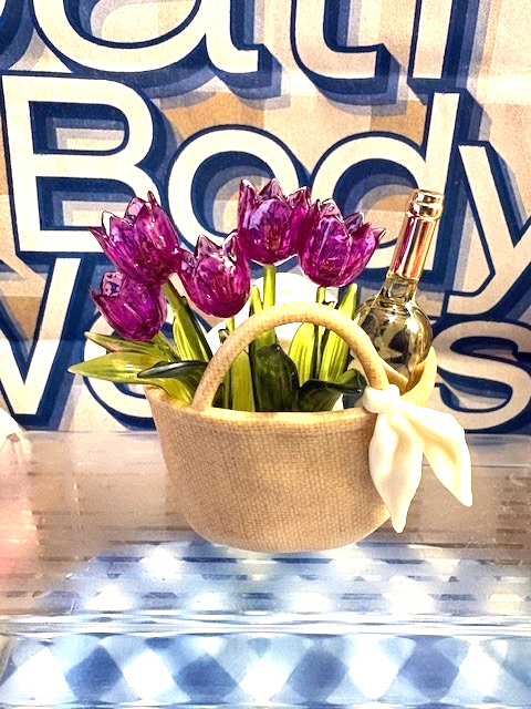 邦楽 Filled With Flowers/Wallflower NEW! Bath & Body Works FLOWERS MARKET TOTE WALLFLOWER FRAGRANCE