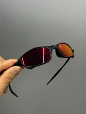Oakley X-Metal Juliet 1.0 Sunglasses Red Lenses/Black Frames New