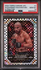 2024 Topps Chrome UFC Alexander Volkanovski X-Fractor PSA 10