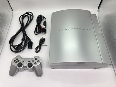 Sony PS3 Satin Silver 80GB CECHL00 Console with Box PlayStation 3