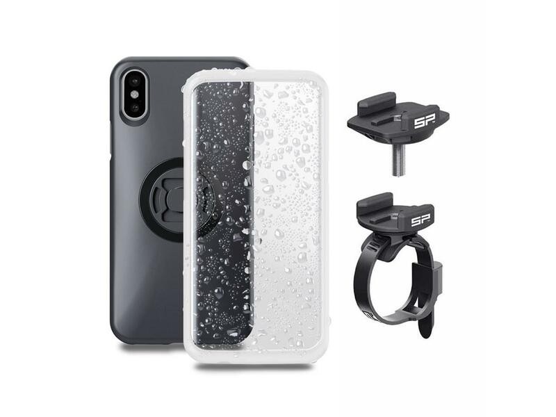 Fixation smartphone vélo antichoc SP-CONNECT Bike Bundle pour protéger votre Samsung S10+ de la pluie
