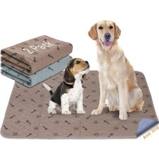 2Pack 36"x36" Pee Pads Washable Waterproof Rugs for Dog Training