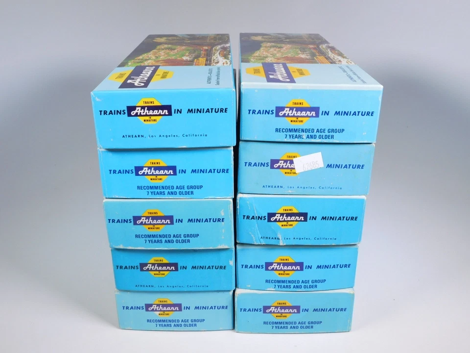 LOT of 10 Athearn 10-3/4" x 3-3/4" x 1-1/2 Empty Boxes for Model Trains - Image 4 of 4