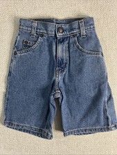 Vintage Little Levi s 550 Jean Shorts Relaxed Fit Slim 7 Orange Tag