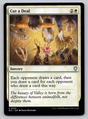 Cut a Deal  - Commander: Bloomburrow MTG