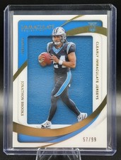 🔥JONATHAN BROOKS PANINI IMMACULATE CLEARLY IMMACULATE JERSEYS /99 🔥
