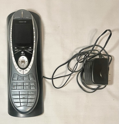 Logitech Harmony 880 Advanced Universal Remote Control Cradle + AC NO BATTERY
