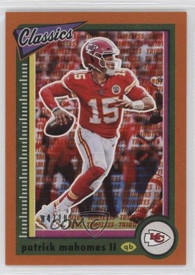 2022 Panini Classics Timeless Tributes Orange /10 Patrick Mahomes II #46 k4s