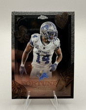 Topps 2025 Chrome FORTUNE 15 Insert Amon-Ra St. Brown Detroit Lions #F15-13