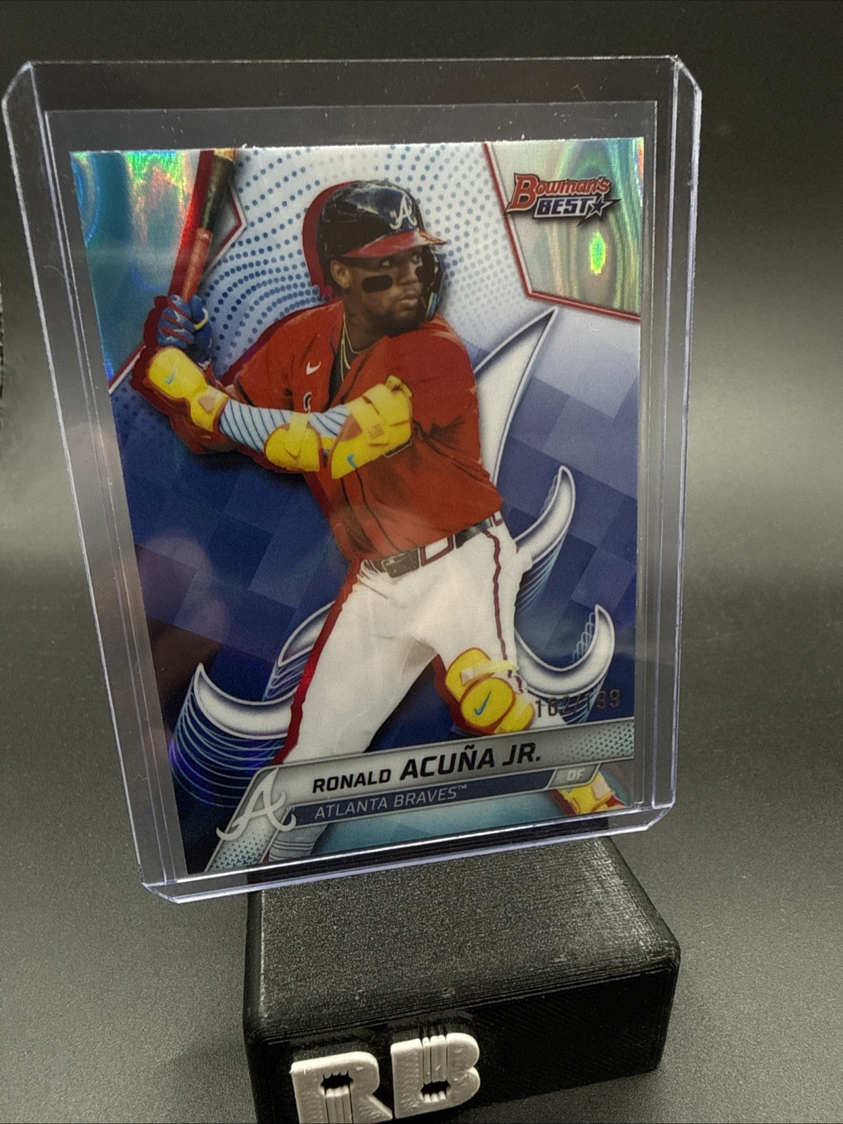 2025 Bowman's Best Ronald Acuna Jr. Aqua Lava Refractor /199 Braves DD5