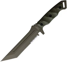Halfbreed Blades Medium Infantry Fixed Knife OD Green G10 Handle - MIK-05PS-OD