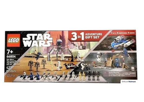 LEGO 66804 Stars Wars CLONE WARS & THE MANDALORIAN GIFT SET—75372, 75373, 75391