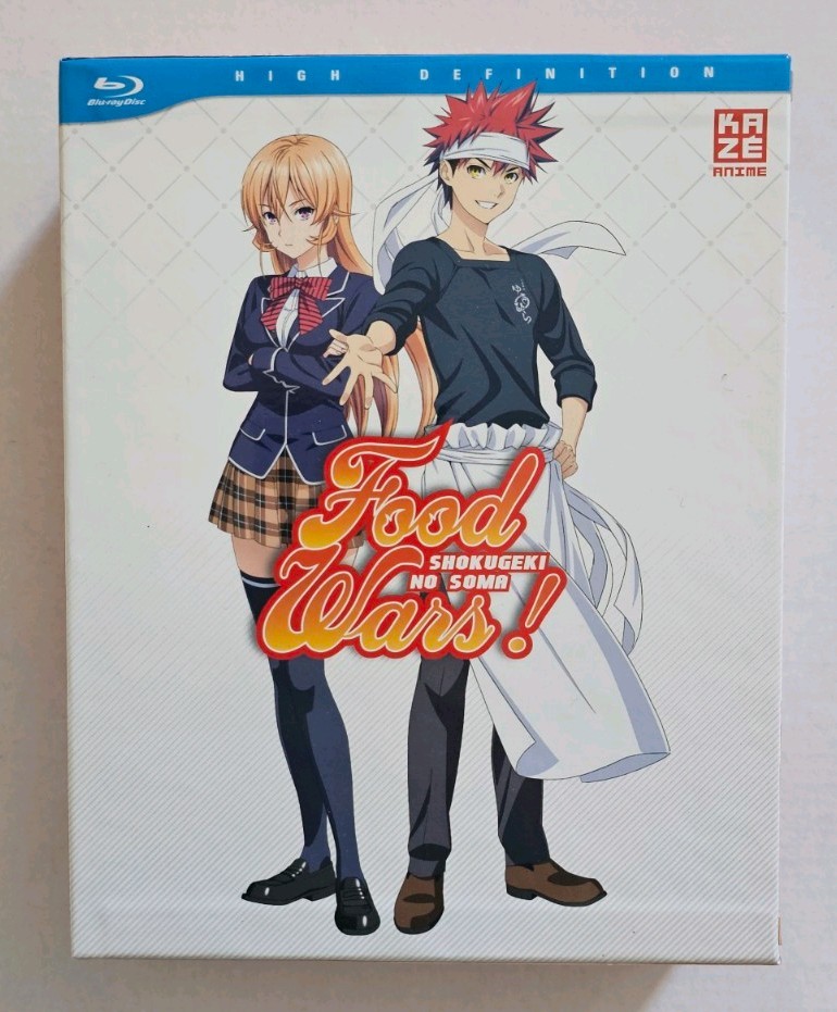 Food Wars! Shokugeki No Soma Staffel 1 Volume 1-4 + Schuber Blu-ray