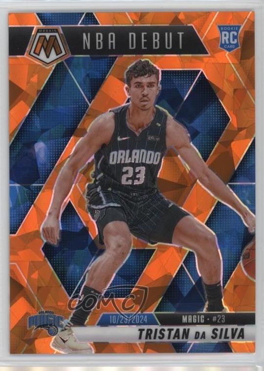 2024-25 Panini Mosaic NBA Debut Orange Ice Prizm /49 Tristan da Silva #266 1j5e