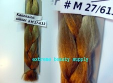 silky kanekalon braid hair dreadlock 27 /bleach Blond