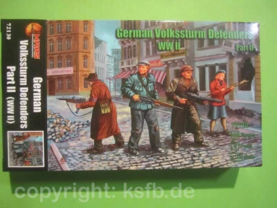 1:72 Mars Figuren #72130 WKII Deutscher Volkssturm Set II Frauen Alte Zivilisten