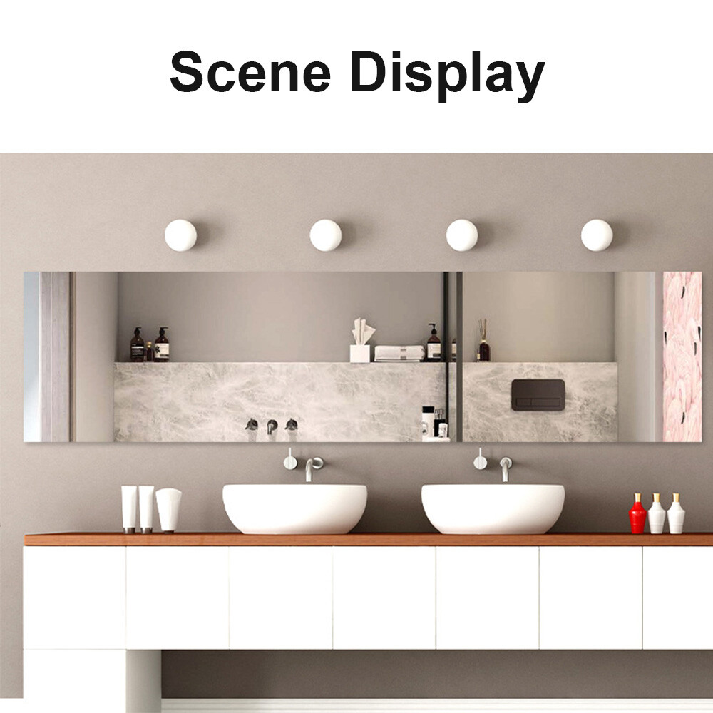 Selfadhesive Mirror Wall Sticker Reflective DIY PET Crystal Mirror