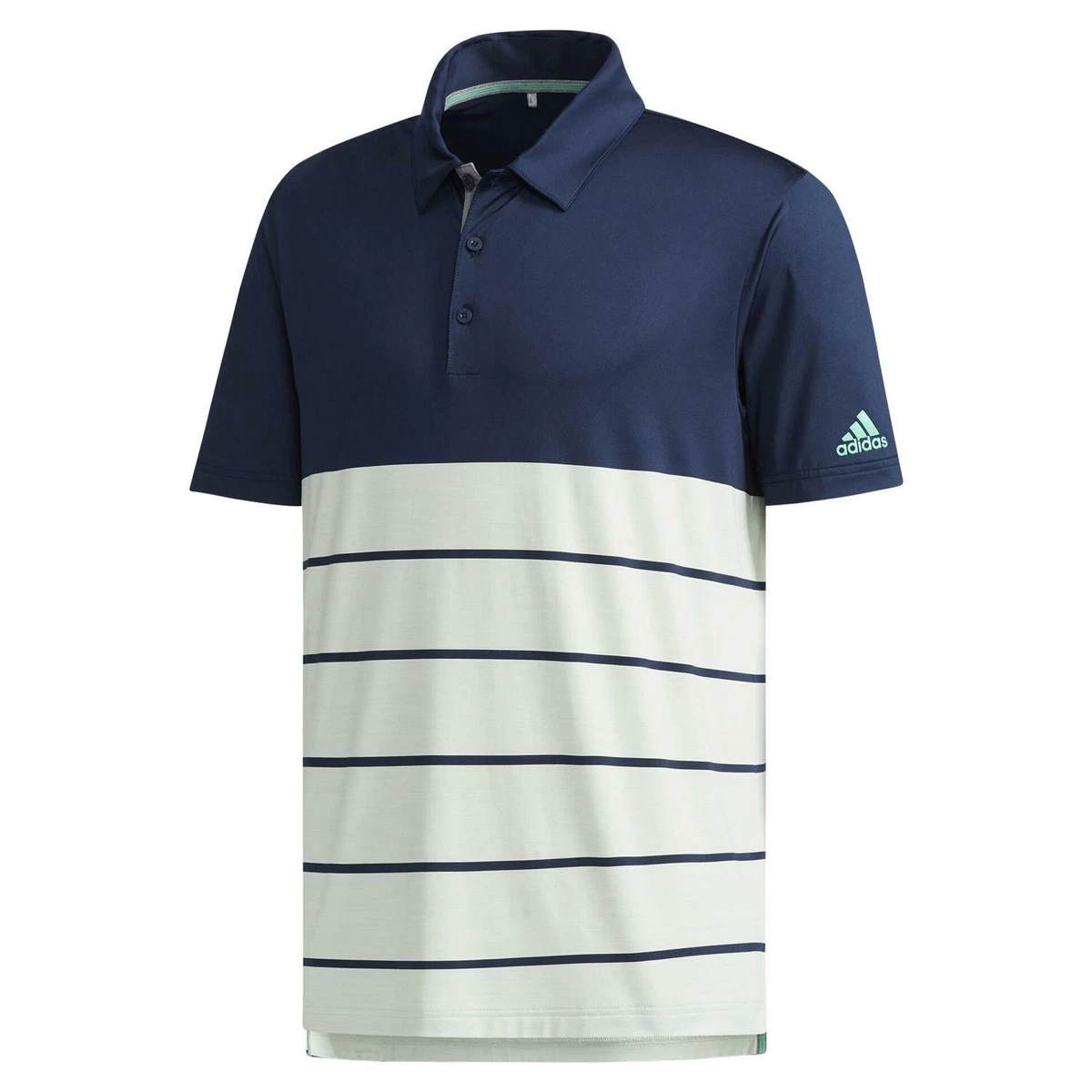adidas heather block polo