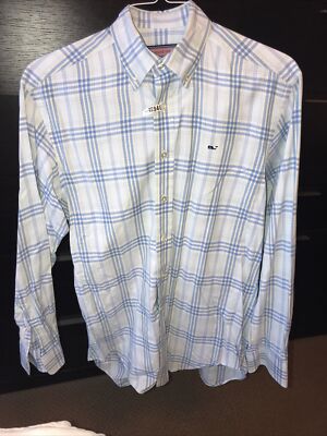 dress shirt whale logo Vineyard Vines Performance Polo Shirt Men\'s Large Stripe Whale Logo Golf