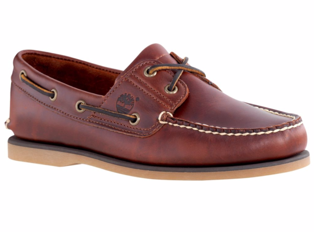 timberland rootbeer boat shoes