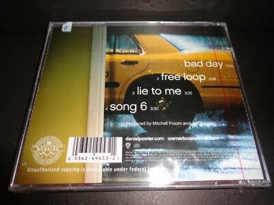 BAD DAY by DANIEL POWTER-Rare Collectible NEW Maxi Single w/ Free