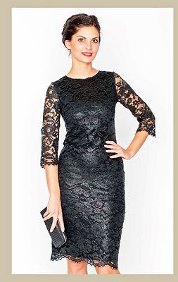 chinese dress ladies Zapaka Women Black White Long Mother of The Bride Dress Mermaid Lace Top Long Sleeves Satin Wedding Guest Dress, Black+White / US22W main image 0