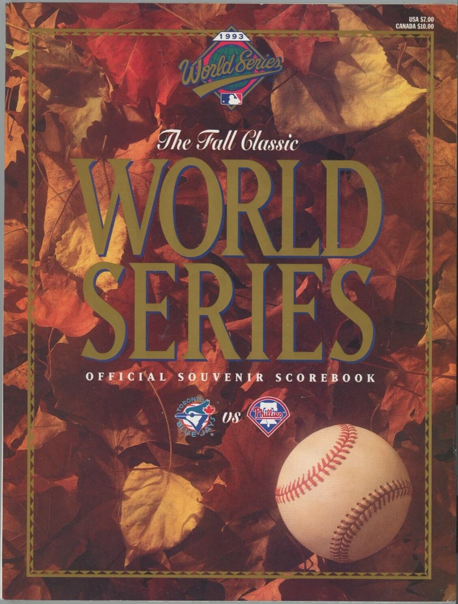 Toronto Blue Jays 1993 Vintage MLB Programs for sale | eBay