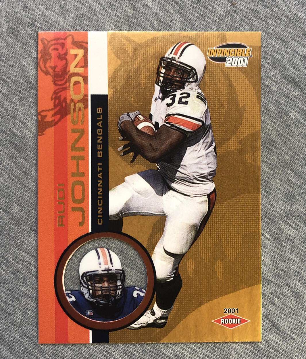 Rudi Johnson Pacific Invincible #262 Base