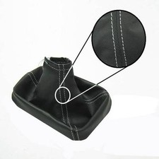 für Opel Astra H Bj 04 10 Schaltsack Schaltmanschette 100% Echtes Leder Faden