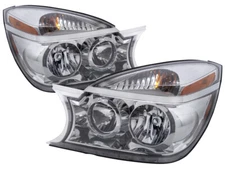 Fits 04-07 Buick Rendezvous Headlights Headlamps Pair Set New