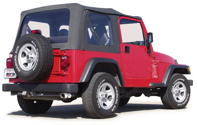 Escape Borla Touring Catback para Jeep Wrangler TJ 2000-2006 2,5 L 4 cilindros/4,0 L 6 C Foto 3 de 3