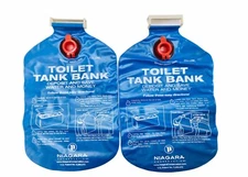 New Toilet Tank Bank Water Money Saving Bags Devices Niagara Conservation Two