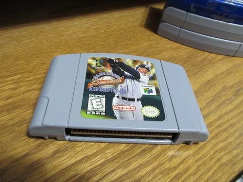 Ken Griffey JR. Major League Baseball N64 Tested & Authentic game cart only