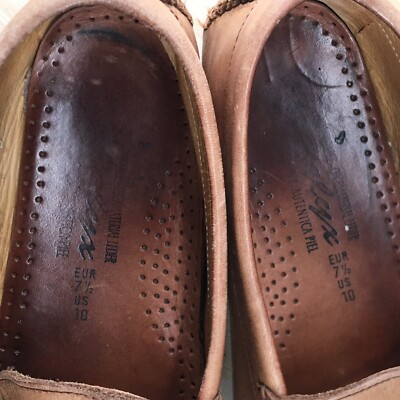 Mephisto Ralyx Leather Suede Penny Loafers Walking Comfort Shoes Brown Mens 11 Mephisto Ralyx Air Relax Mens Brown Caoutchouc Leather Penny  main image 4