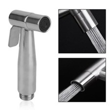 Brushed Steel Toilet Bathroom Hand Bidet Shattaf diaper Sprayer Shower Head only