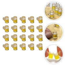 20 Pcs Mini Bierkrug Schnapsgläser Simulation Tassen Deko Schmücken
