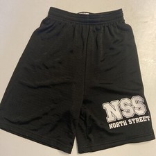 North Street S unisex active Kids basketball shorts nylon mesh athletic wear