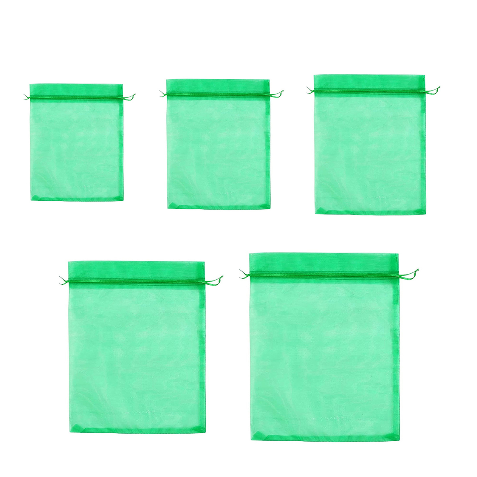 100pcs Fruit Protection Bags Drawstring Design Fruit Tree Net Bag for