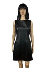 Versace Jeans Couture Faux Leather Vintage Medusa Dress